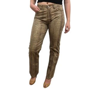 Vintage Y2K Iceberg Jeans/Pants Rare Snake Effect/Animal Straight Leg Si…